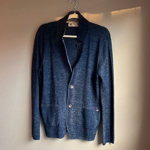 Navy Knit Cardigan size small